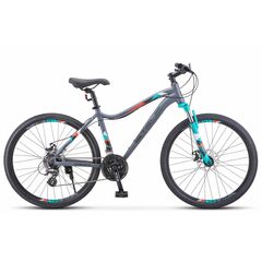 Велосипед Stels Miss 6100 MD 26" (синий/серый), Цвет: серый, Размер рамы: 17"