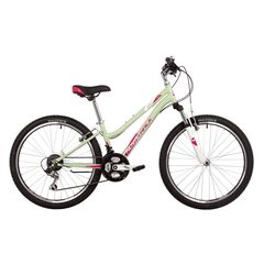 Подростковый велосипед Novatrack Jenny PRO new (мятный), Цвет: бирюзовый, Размер рамы: 12"
