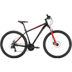 Велосипед Stark Hunter 29.2 HD (чёрный/красный), Цвет: черный, Размер рамы: 18"