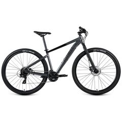 Велосипед FORMAT 1432 29 (2023, черный-мат/темно-серый-мат), Цвет: черный, Размер рамы: L