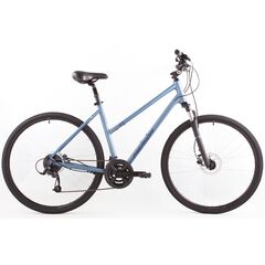 Велосипед Merida Crossway 50 Lady (матовый стальной синий), Цвет: голубой, Размер рамы: S
