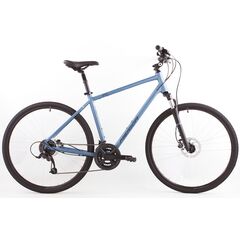 Велосипед Merida Crossway 50 (матовый стальной синий), Цвет: голубой, Размер рамы: L