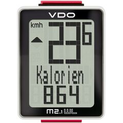 Велокомпьютер беспроводной VDO M2.1WL 4-30025 (черно-белый)