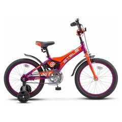 Детский велосипед Stels Jet 14" (Фиолетовый/оранжевый), Цвет: оранжевый, Размер рамы: 8,5"