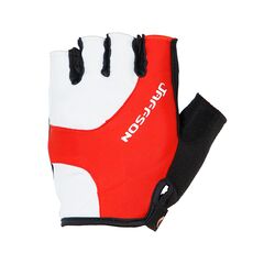 Перчатки JAFFSON SCG 46-0385 (чёрный/белый/красный), Цвет: красный, Размер: L