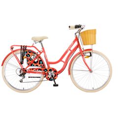Велосипед Polar Grazia 26 6-sp (коралловый леопард), Цвет: оранжевый