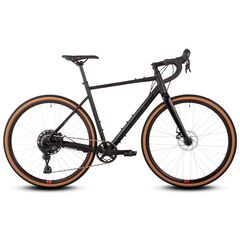 Велосипед гравийный ATOM Tundra X10 (черный матовый), Цвет: черный, Размер рамы: M