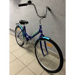 Складной велосипед Stels Pilot 710 24" (синий), Цвет: синий, Размер рамы: 16"