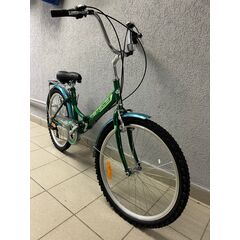 Складной велосипед Stels Pilot 750 24" (зелёный), Цвет: зелёный, Размер рамы: 14"