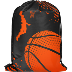 Мешок спортивный PROTECT 555-524 "Баскетбол" (чёрный), Цвет: оранжевый