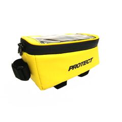 Велосумка PROTECT 555-544 на раму с отделением для смартфона (жёлтый)