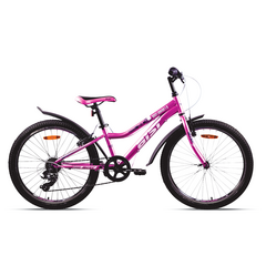 Велосипед AIST Rosy Junior 1.0 24" (сиреневый), Цвет: сиреневый