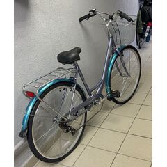 Велосипед Stels Navigator 395 28" (серо-голубой), Цвет: голубой, Размер рамы: 20"