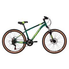 Велосипед Foxx Caiman 24" (зеленый), Цвет: зелёный, Размер рамы: 12"