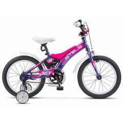 Детский велосипед Stels Jet 14" Z010 (фиолетовый), Цвет: фиолетовый, Размер рамы: 8,5"