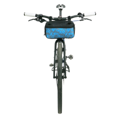 Велосумка на раму Tim Sport Tweat (черный/льдинка), Цвет: голубой