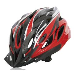 Шлем велосипедный Cigna WT-012 (чёрный/красный), Цвет: красный, Размер: 57-61