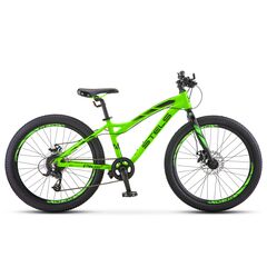 Подростковый велосипед Stels Adrenalin MD 24" V010 (неоновый-лайм), Цвет: зелёный, Размер рамы: 13,5"