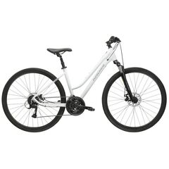 Велосипед KROSS Evado 3.0 D 28 (белый/глянцевая сталь)