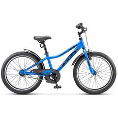 Детский велосипед Stels Pilot 210 20" (синий), Цвет: синий, Размер рамы: 11"
