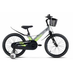Детский велосипед Stels Flash KR 18" (серый), Цвет: серый, Размер рамы: 9,1"