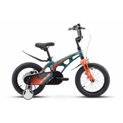 Детский велосипед Stels Galaxy KMD 14" (тёмно-зеленый), Цвет: зелёный, Размер рамы: 8,3"