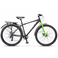 Велосипед Stels Navigator 700 Курьер MD 27.5" (чёрный матовый), Цвет: черный, Размер рамы: 19"