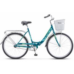 Складной велосипед Stels Pilot 810 26" (морская волна), Цвет: зелёный, Размер рамы: 19"