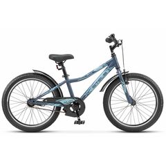 Детский велосипед Stels Pilot 210 20" (серый), Цвет: графитовый, Размер рамы: 11"