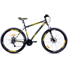 Велосипед AIST Quest Disc 29" (черно-желтый), Цвет: графитовый, Размер рамы: 17,5"