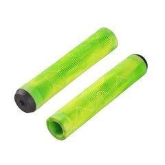 Ручки руля резиновые Force BMX145 382083 (зелёно-жёлтые), Цвет: зелёный