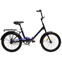 Велосипед Aist Smart 20 1.1 20 (чёрный/синий), Цвет: синий, Размер рамы: 20"