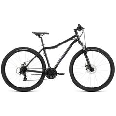 Велосипед Forward SPORTING 29 2.0 D (черный/темно-серый), Цвет: черный, Размер рамы: 21"