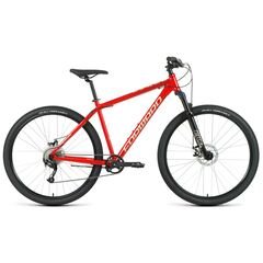 Велосипед Forward BURAN 29 2.0 DISC (красный/бежевый), Цвет: красный, Размер рамы: 19"