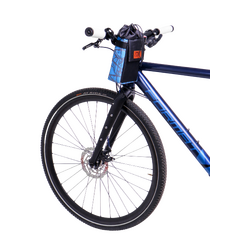 Сумка на руль велосипеда Tim Sport FoodBag D (черный/льдинка), Цвет: голубой