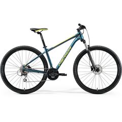 Велосипед Merida Big.Nine 20-3x (бирюзово-голубой/лаймовый), Цвет: бирюзовый, Размер рамы: XL