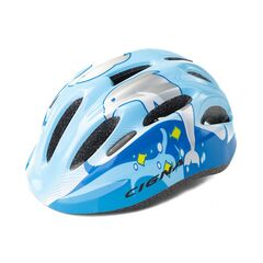 Шлем велосипедный детский Cigna WT-024 In-mold (чёрный/голубой), Цвет: голубой, Размер: 48-53