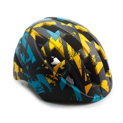 Шлем велосипедный детский Cigna WT-022 (жёлтый/бирюзовый/чёрный), Цвет: жёлтый, Размер: 48-53