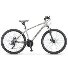Велосипед Stels Navigator 590 MD 26" (серый/салатовый), Цвет: серый, Размер рамы: 18"