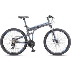 Складной велосипед Stels Pilot 970 MD 26" (серый), Цвет: серый, Размер рамы: 19"