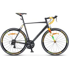 Шоссейный велосипед Stels XT280 28" (серый/жёлтый), Цвет: серый, Размер рамы: 23"