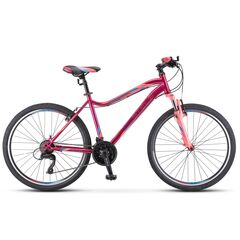 Велосипед Stels Miss 5000 V 26" (вишневый/розовый), Цвет: красный, Размер рамы: 18"