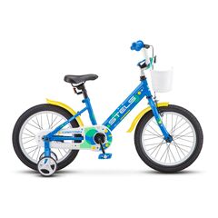 Детский велосипед Stels Captain 16" (синий), Цвет: синий, Размер рамы: 9,5"