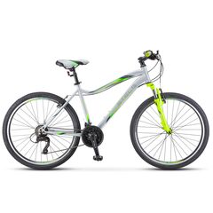 Велосипед Stels Miss 5000 V 26" (серый/салатовый), Цвет: серый, Размер рамы: 18"