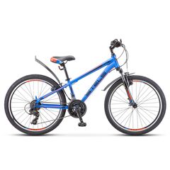 Подростковый велосипед Stels Navigator 400 V 24" (синий), Цвет: синий, Размер рамы: 12"