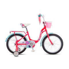 Детский велосипед Stels Jolly 18" (розовый/голубой), Цвет: голубой, Размер рамы: 11"