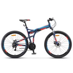 Складной велосипед Stels Pilot 950 MD 26", Цвет: синий, Размер рамы: 19"