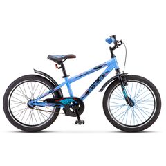 Детский велосипед Stels Pilot 200 Gent 20" (синий), Цвет: голубой, Размер рамы: 11"