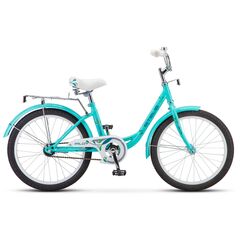Детский велосипед Stels Pilot 200 Lady 20" (мятный), Цвет: бирюзовый, Размер рамы: 12"