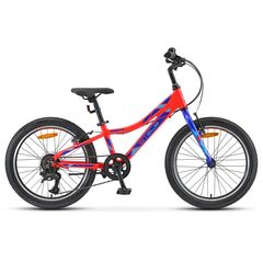 Детский велосипед Stels Pilot 250 Gent 20" (неоновый/красный), Цвет: красный, Размер рамы: 10"